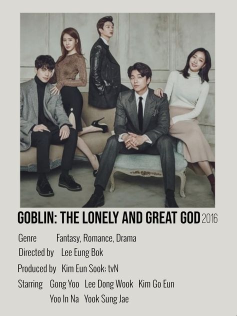 Poster film dorama Goblin by me @/jaramimon Goblin Minimalist Poster, Goblin Kdrama Poster, Goblin Poster, Kdrama Ideas, Poster Kdrama, Kdrama Posters, Kdrama List, Kdrama Poster, Train To Busan