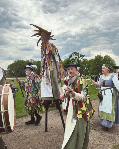 May Day Celebration, English Traditions, British Dress, English Folklore, Mummers Parade, Fantasy History, British Folklore, English Culture, Morris Dancers