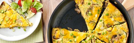 Cheddar Broccoli Frittata Cheddar Frittata, Broccoli Frittata, Cheddar Broccoli, Campbells Recipes, Easy Chicken Casserole Recipes, Chicken Casserole Easy, Campbell Soup Company, Cheddar Cheese Soup, Flavorful Vegetables