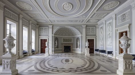 Osterley Park & House - Art Fund Adam Architecture, Robert Adam, Neoclassical Design, Neoclassical Interior, Park House, English Country House, Park Homes, Country Estate, Entrance Hall