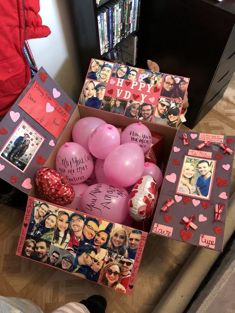 Para una mejor amiga o novio Valentines Day Package, Bday Gifts, Boyfriend Diy, Relationship Gifts, Seni Origami, Cadeau Photo, Cadeau Couple, Care Packages, Diy Gifts For Boyfriend