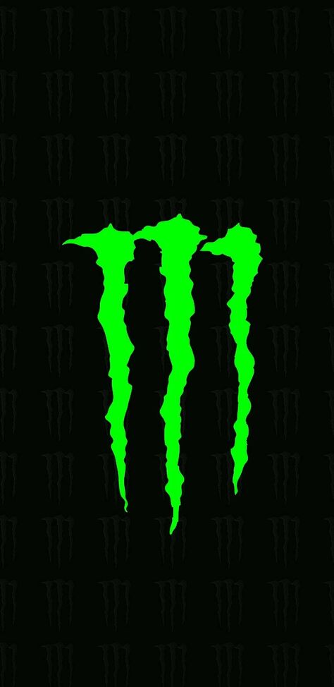 Black Screen Wallpapers, Monster Energy Drink Logo, Monster Wallpaper, Monster Logo, Monster Pictures, Dragon Wallpaper Iphone, Screen Wallpapers, Monster Crafts, Graffiti Wallpaper Iphone