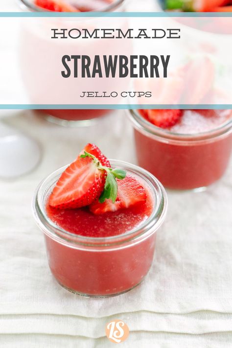 Healthy Alternatives To Sweets, Alternatives To Sweets, Strawberry Jello Cups, Chocolate Covered Banana Bites, Homemade Jello, Jello With Fruit, Strawberry Oatmeal Bars, Blueberry Crumble Bars, Jello Cups