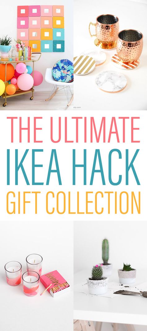 The Ultimate IKEA Hack Gift Collection!!  Fabulous Budget Friendly Gifts for everyone on your list!  #IKEAHacks #IKEAHack #IKEAGiftHacks #IKEA #IKEAHackGifts #IKEAHackCandles  #IKEAHackMirrors #IKEAHackPlanters #IKEAHackCoasters #IKEAHackWoodenSpoons #IKEAHackGlasses #IKEAHackHerbGarden Ikea Cork, Ikea Gifts, Craft Organization Diy, Gift Hacks, Recycling Ideas, Cottage Market, Budget Friendly Gift, Creative Diy Gifts, Living Room Decorating Ideas