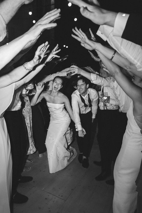 bride and groom dancing wedding exit photo idea Bride And Groom Photo Ideas Funny, Wedding Photography First Dance, Bride And Groom Exit Ideas, Dancing Wedding Photos, Wedding Exit Photos, Wedding Dancing Photos, Wedding Reception Photo Ideas, Grand Exit Wedding Ideas, Wedding Dance Photos