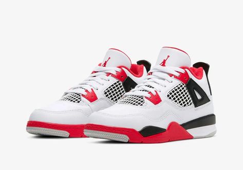 Fire Red 4s, Air Jordan 4 Fire Red, Jordan 4 Retro Fire Red, Jordan 4 Fire Red, Zapatillas Jordan Retro, Jordan 4 Red, Air Jordan Retro 4, Jordan Retro 4, Retro Basketball Shoes