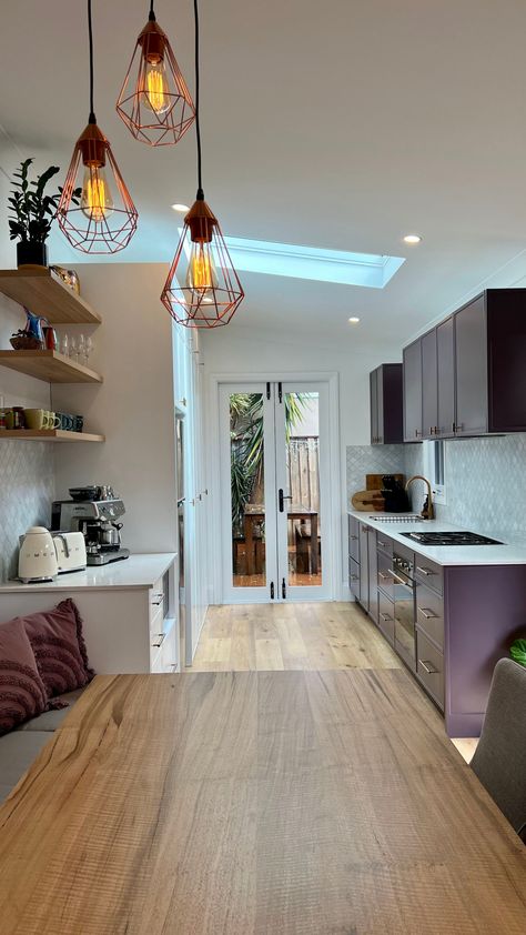 Before & After a Sydney Victorian Terrace Renovation | Houzz AU Victorian Terrace Kitchen Ideas, Terrace Kitchen Ideas, Victorian Terrace Kitchen, Terraced House Interior, Terrace House Interior, Victorian Terrace Renovation, Terrace Renovation, Terrace Kitchen, Victorian Terrace