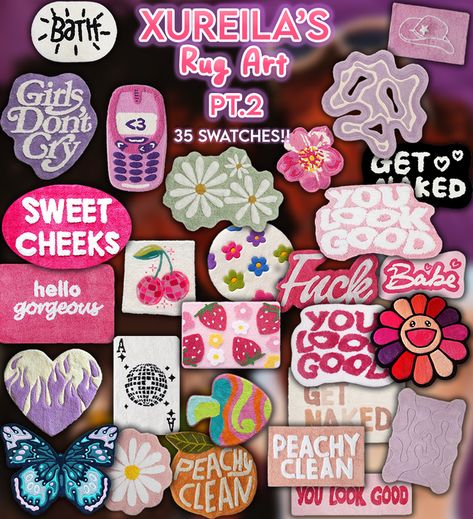 Rug Art Pt.2 (Next Post) | Patreon Carpets Sims 4 Cc, Sims 4 Urban Rugs Cc, Sims 4 Cc Messy Room Clutter, Sims4 Hello Kitty, Sims 4 Carpet Cc Patreon, Sims 4 Bedroom Furniture, Sims4 Cc Rugs, Ts4 Cc Rugs, The Sims 4 Cc Rugs