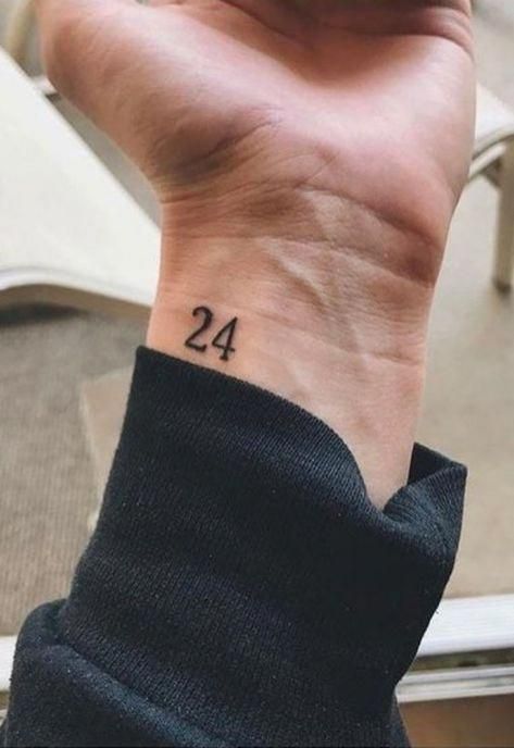 300 Best Number Tattoo Designs With Meanings (2022) Designs & Styles Tattoos Arm Mann, 27 Tattoo, Small Tattoos For Men, Cream Tattoo, Tatuagem Masculina Pequena, Number Tattoos, Small Tattoos With Meaning, Wrist Tattoos For Guys, Small Wrist Tattoos