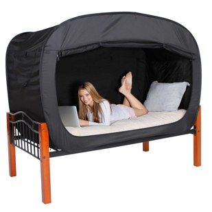 A bed tent for when you need to hide from the world (or your roommate) for a bit. | 21 Absurdly Awesome Gifts Every College Student Should Ask For Sleeping Tent, Portable Shade, Weekend Mode, College Student Gifts, Bed Tent, Family Tent, Dorm Life, Bed Canopy, Camping Glamping