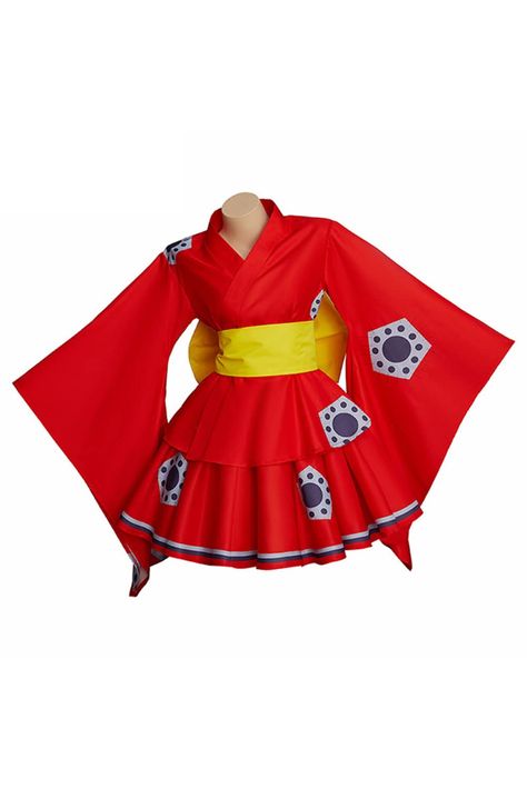 PRICES MAY VARY. ulesoke Anime Monkey D Luffy Cosplay Costume Luffy Lolita Dress Kimono Robe Skirt Outfits Halloween Suit Women with Belt Material: Satin, composite leather, spandex cloth,Very Comfortable to wear Package： Dress + Belt Great gift for Monkey D Luffy fans. Suitable for photograph, Halloween, cosplay costume, Christmas costumes, theme party etc. Please check the size information before buying. If you have any questions, you can contact us at any time, we will reply you within 24 hou Cosplay Luffy, Luffy Cosplay, Costume Carnaval, Halloween Suits, Dress Kimono, Anime Inspired Outfits, Anime Dress, One Piece Outfit, One Piece Luffy