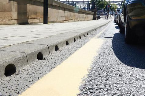 The road drainage system is used for the removal and disposal of water from the surface as well as subsurface water. It maintains the stability and durability of the road, by keeping it dry as possible. The longer water sits on a surface, the more susceptible it is to contamination. The installation of suitable surface […] The post Types of Road Drainage systems & their features  appeared first on Constro Facilitator. Drainage Grates, Surface Drainage, Water Flood, Civil Engineering Design, Drainage Pipe, Drainage Solutions, Civil Construction, Concrete Diy Projects, Drainage System