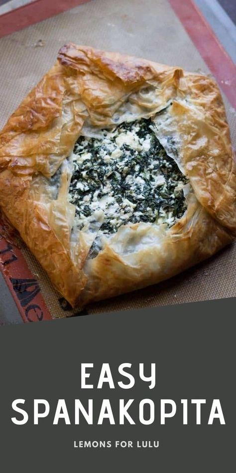 Recipe For Spanakopita, Spinach Filling Recipes, Upside Down Spanakopita, Spanicopita Recipe Phyllo Dough, Spanakopita Recipes Easy, Spinach Pie Greek Spanakopita, Spanicopita Recipe Easy, Spanokita Recipe Puff Pastry, Spanikopita Recipes Easy