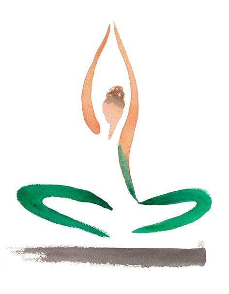 Yoga Watercolor Paintings, Yoga Images Pictures, Yoga Painting Ideas, Yoga Images Art, Yoga Watercolor, Yoga Art Painting, Yoga Painting, Art Spirituality, Yoga Drawing