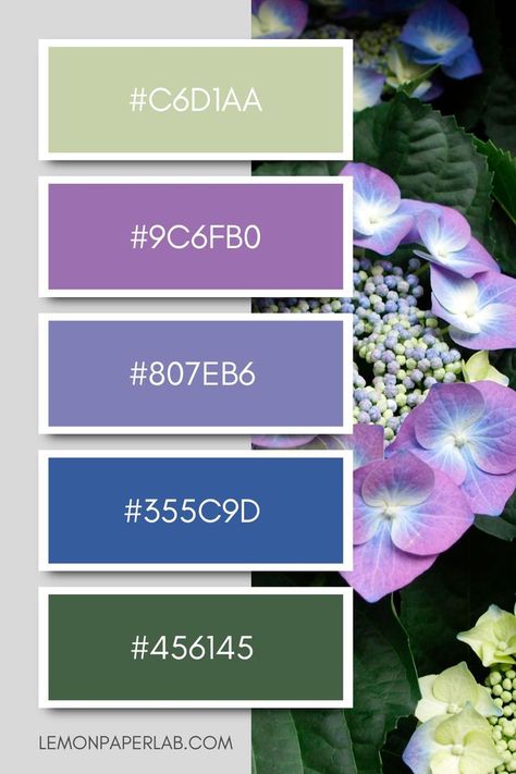 Looking for color inspiration? Check out this color palette featuring Pastel Green, Lavender Purple, Periwinkle, Steel Blue, and Moss Green. Periwinkle And Olive Green, Lavender Aesthetic Color Palette, Colour Palette Purple Green, Purple Green White Color Palette, Blue Green Lavender Color Palette, Green Purple Blue Wedding, Purple Green Blue Color Palette, Green Blue Purple Color Palette, Blue Purple Green Color Palette