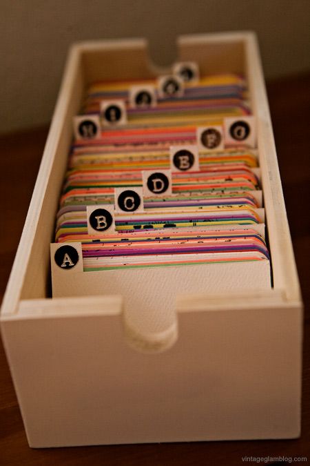 Maybe use this instead of an address book  or making something like this instead of a guest book for wedding Elizabeth Anne, Alphabet Stickers, Address Book, Spray Paint, Wooden Boxes, Wedding Planning