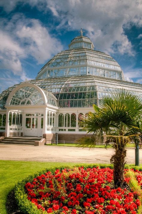 Palm House Liverpool, Sefton Park Palm House, Frock Design Ideas, Sefton Park, Baby Frock Design, Palm House, Desain Lanskap, Dream Venue, Baby Frock