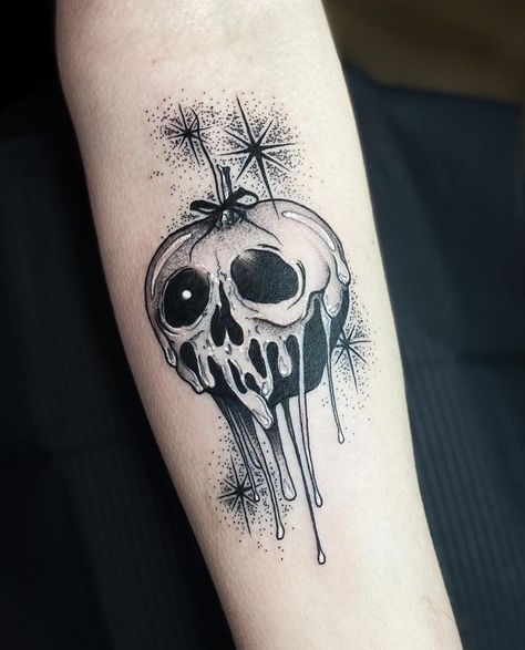 Gothic Tatoos Small, Morticia And Wednesday Tattoo, Spooky Forearm Tattoo Women, Goth Mother Daughter Tattoos, Cute Demonic Tattoos, Jason Horror Tattoo, Goth Disney Tattoo, Oggie Boogie Tattoo, Dark Goth Tattoos