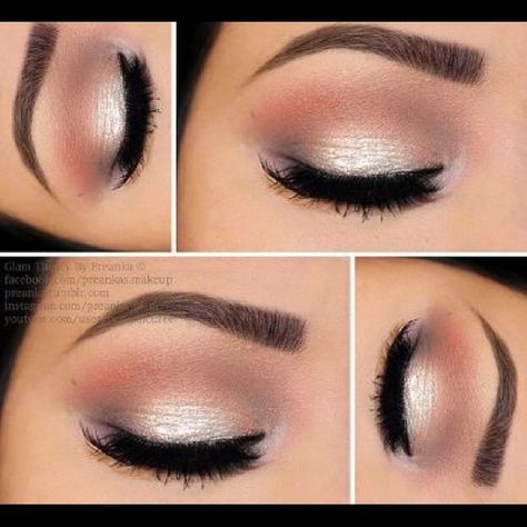 Cute Makeup Styles, Gorgeous Bridal Makeup, Beach Wedding Makeup, Makeup Over 50, Wedding Eye Makeup, Bridal Eye Makeup, Rose Gold Makeup, Eyeshadow For Brown Eyes, Makeup For Hazel Eyes