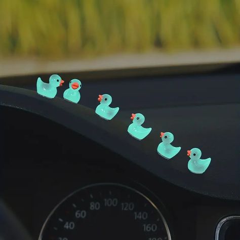 Luminous Duck Cute Car Interior Decoration Center Console - Temu Cute Car Dashboard, Car Dashboard Decor, Dashboard Decor, Hippie Car, Duck Ornaments, Interior Decoration Accessories, Easter Party Decor, Rear View Mirror Decor, Car Accessories For Women