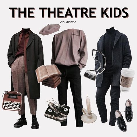 ~a ☕️ on Instagram: “📜✉️🕯 good evening !!!!! i want to go back to the arts centre to steal a skateboard from the courtyard there !!! here are some theatre kids…” Theatre Kid Outfit, Theater Kid Outfits, Theatre Academia Outfit, Theatre Academia Aesthetic, Theatre Kid Aesthetic, Theatre Academia, Theater Aesthetic, Audition Outfit, Theatre Fashion