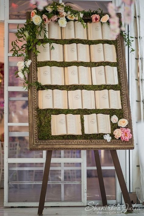 Small Private Wedding, Book Themed Wedding, Literary Wedding, Deco Champetre, Library Wedding, Wedding Toasts, Seating Chart Wedding, Bridal Shower Theme, Wedding Seating