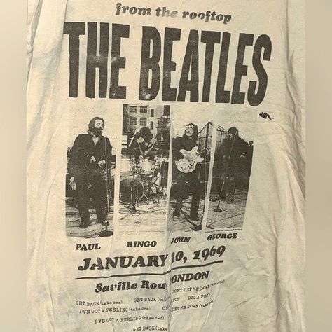 Graphic Band Tee Outfit, Beatles Shirt Outfit, Beatles Outfit, Band Tee Outfits, Vintage Tshirt Design, Beatles Graphic, Beatles Shirt, Beatles Band, Beatles George