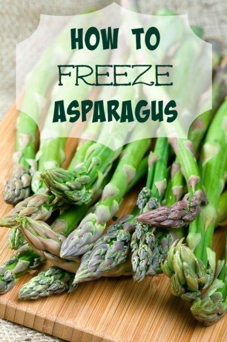 How To Freeze Asparagus, Freezing Asparagus, Freezing Food Guide, Freezing Vegetables, Recipe Hacks, How To Cook Asparagus, Presentation Ideas, Diet Ideas, Fresh Asparagus