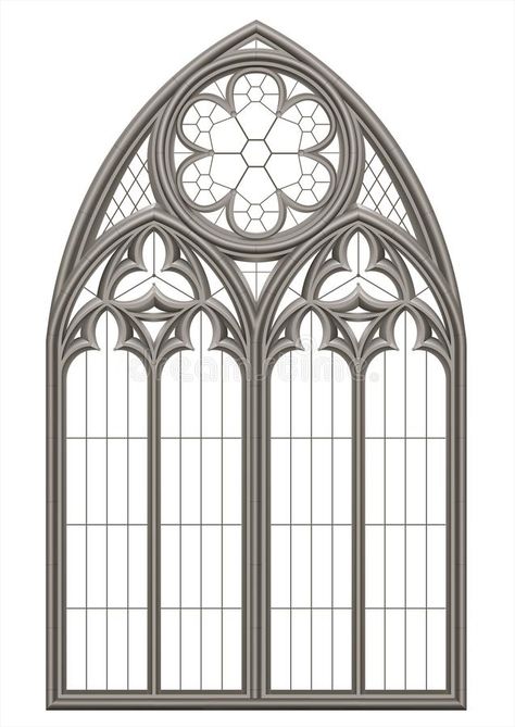 Medieval Gothic stained glass window royalty free illustration Window Wall Mural, Medieval Stained Glass, L'art Du Vitrail, زجاج ملون, Church Window, Gothic Windows, Window Drawing, Stained Glass Church, Medieval Gothic