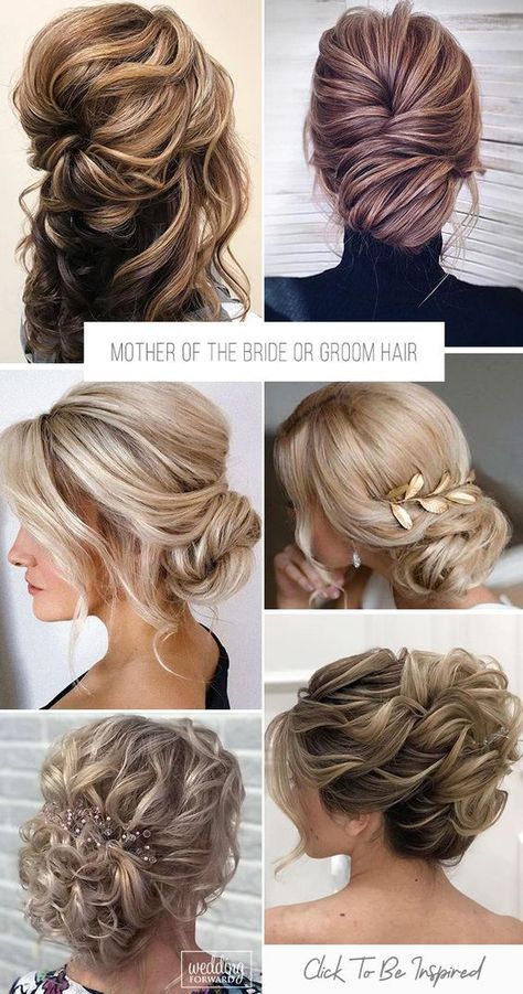 Bride Hairstyles Elegant, Groom Hair Styles, Mother Of The Bride Hairdos, Mother Of The Groom Hairstyles, Mother Of The Bride Hairstyles, Hairstyles Elegant, Bride Updo, Hoco Hair Ideas Curls, Wedding Hair Up