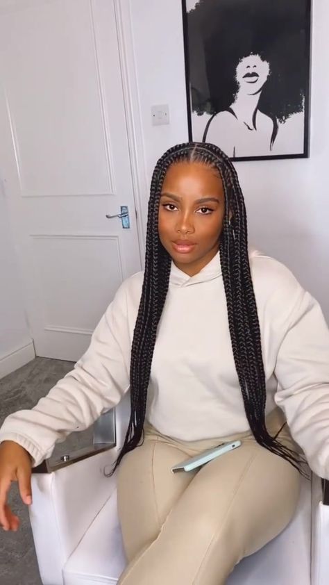 Thick Cornrows Braids Black Women, Stitch Knotless Braids, Bar Hairstyles, Braids Long, Big Box Braids Hairstyles, Feed In Braids Hairstyles, African Hair Braiding Styles, My Muse, Box Braids Hairstyles For Black Women