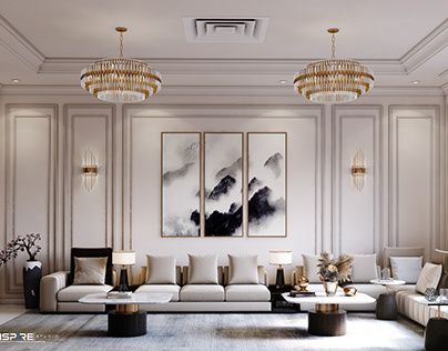 Neo Classic Majlis Neo Classic Living Room, Neoclassic Interior Design, Hotel Particulier Paris, Neoclassic Interior, Neoclassical Interior Design, Classic Living Room Design, Modern Classic Living Room, Neoclassical Interior, Classic Living Room