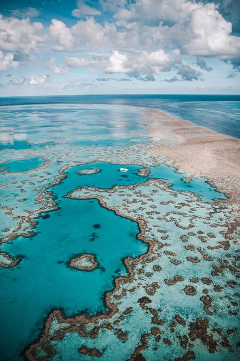 Heart Island, Great Barrier Reef Australia, Barrier Reef Australia, Hamilton Island, Matka Natura, Australia Travel Guide, Australian Travel, Helicopter Ride, The Great Barrier Reef