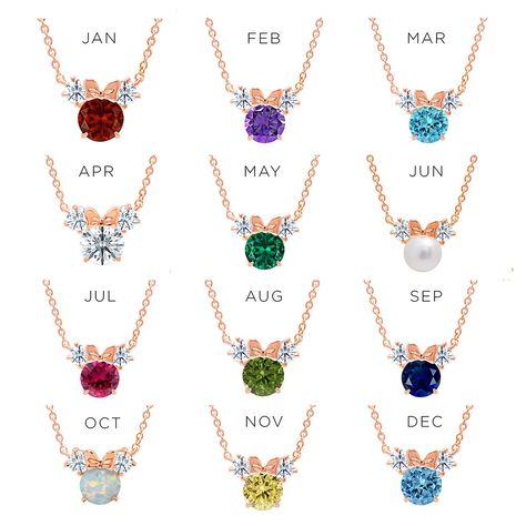 Minnie Mouse Birthstone Necklace by CRISLU - Rose Gold  shopDisney #AD, #Birthstone, #Affiliate, #Necklace, #Minnie, #Mouse Zodiac Signs Pictures, Zodiac Sign Fashion, Zodiac Signs Chart, Bff Jewelry, Tapeta Galaxie, Magical Jewelry, Zodiac Signs Astrology, Zodiac Art, Fantasy Jewelry