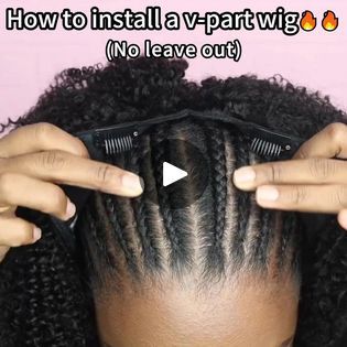 V Part Wig Braid Pattern, V Part Wig Hairstyles, Vpart Wig, V Part Wig, Braid Patterns, U Part Wig, U Part, Curly Wig, Tic Tac