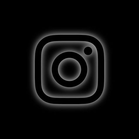 Instagram Icon | Neon signs app icon, Snapchat icon, Beige icons:) Instagram Icon Black Aesthetic, Black Theme Icons Aesthetic, Instagram Logo Black Screen, Instagram Dark Logo, Instagram Logo Aesthetic Black, Neon Black Icons For Apps, Neon Black App Icons, Insta Black Icon, Anime Instagram Icon