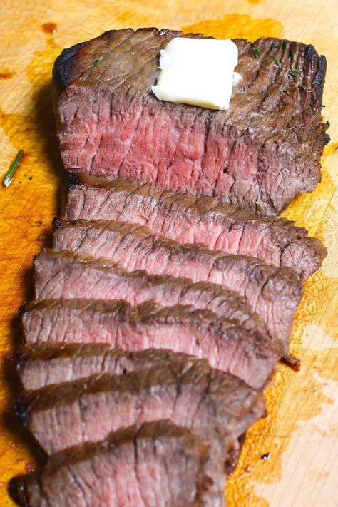 Sous Vide London Broil (Top Round Steak) Sous Vide London Broil, Sous Vide Chuck Roast, London Broil Marinade, Steak Doneness, Eye Of Round, London Broil Recipes, Top Round Steak, Sous Vide Steak, Blooming Onion