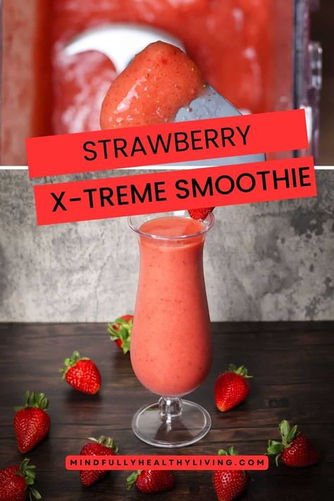 Whip up your own version of the famous Smoothie King favorite with this Strawberry X-treme recipe! Enjoy a blend of sweet strawberries, tropical papaya, and crisp apple juice for a refreshing and extreme smoothie experience. Perfect for strawberry lovers and healthy snackers alike! Smoothie King Recipes Copycat, Smoothie King Recipes, Ripe Papaya, Smoothie King, Copycat Recipe, Apple Juice, Papaya, Strawberries, Smoothie