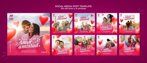 Free PSD | Breakfast concept instagram post collection San Valentin Vector, Boyfriend Day, Valentine Background, Photoshop Resources, Social Media Photography, Nature Instagram, Valentines Day Background, Free Valentine, Instagram Design