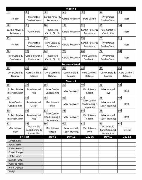 Insanity Workout Calendar Insanity Calendar, Insanity Workout Schedule, Insanity Workout Calendar, Workout Calendar Printable, Printable Schedule, Schedule Calendar, Transformation Project, Abs Workouts, Insanity Workout