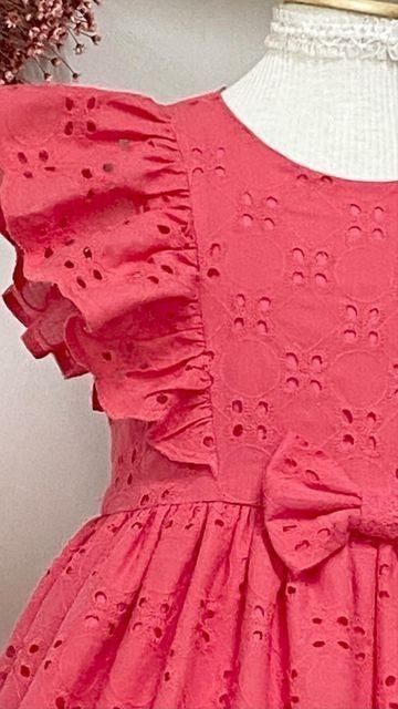 Lace Dress For Kids, Cotton Frocks For Kids, Frocks For Kids, Simple Frock Design, Girls Dresses Diy, Simple Frocks, African Dresses For Kids, Kids Frocks Design