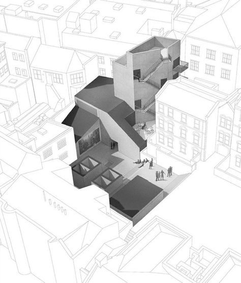 Axonometric Drawing, Architecture Board, Architecture Collage, Architecture Graphics, Architecture Rendering, Diagram Architecture, Architecture Illustration, Architecture Portfolio, Architecture Visualization