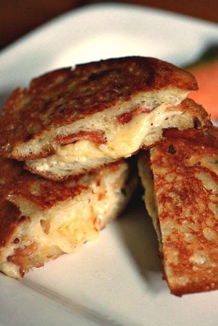 Grilled Cheese And Bacon Sandwich, Sandwich Night, Awesome Sandwiches, Chef Ramsey, Grilled Cheese Sandwich Recipe, Bacon Butter, Grill Cheese, Barefoot Contessa Recipes, Ultimate Grilled Cheese