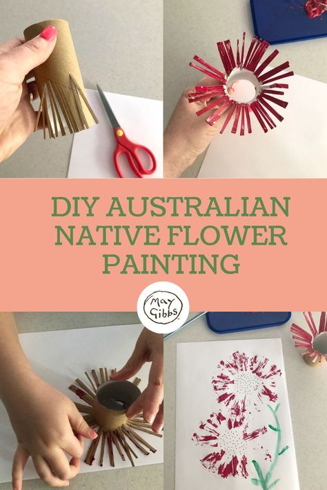 Australian Art For Kids, Kangaroo Craft, Native Australian Flowers, Australia Crafts, Australian Nature, Flowers Australia, Aussie Christmas, Australian Flowers, Australian Native Flowers