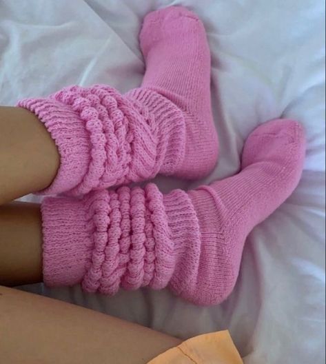 Loose Socks, Slouch Socks, Winter Aesthetic, Comfy Cozy, Looks Style, Pink Aesthetic, Leg Warmers, Girly Things, No. 2