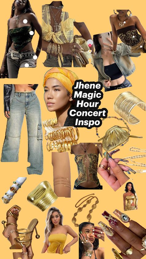 Outfit Ideas For Jhene Aiko Concert, Jhene Aiko Outfits Style, Jhene Aiko Magic Hour Tour Outfit, Jhene Concert Outfit Ideas, Jhene Aiko Outfit Ideas, Jhene Concert Outfit, Jhene Aiko Outfits Concert, Jhene Outfits, Jhene Aiko Concert Outfit Magic Hour