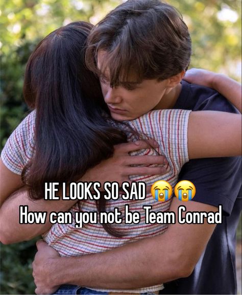 Jenny Han Books, Belly And Conrad, Belly Conklin, Connie Fisher, Team Conrad, Conrad Fisher, Lola Tung, Whisper Meme, Tv Show Couples