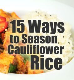 How To Season Cauliflower Rice, Coconut Cauliflower Rice, Pesto Dishes, Keto Veggies, Lowcarb Recipes, Recipes Rice, Seasoned Rice Recipes, Riced Cauliflower, Keto Side