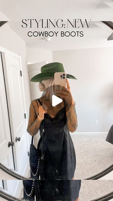 Kira Mae Steiner on Instagram: "styling my new fave cowboy boots for fall 🫒🍂 . . . #cowgirlboots #cowgirlchic #amazonfashion #amazonoutfit #westernfashion cowgirl boots outfit // cowgirl boots // cowboy boots outfit // western fashion // western ootd // western outfit inspo // cowgirl chic // country concert outfit // amazon outfit // amazon outfit inspo // fall western outfit // amazon fall fashion" Amazon Western Outfits, Cowboy Boots Outfit Western, Boots Outfit Cowgirl, Western Ootd, Amazon Fall Fashion, Outfit Cowgirl, Cowboy Boots Outfit, Outfit Western, Cowgirl Boots Outfit