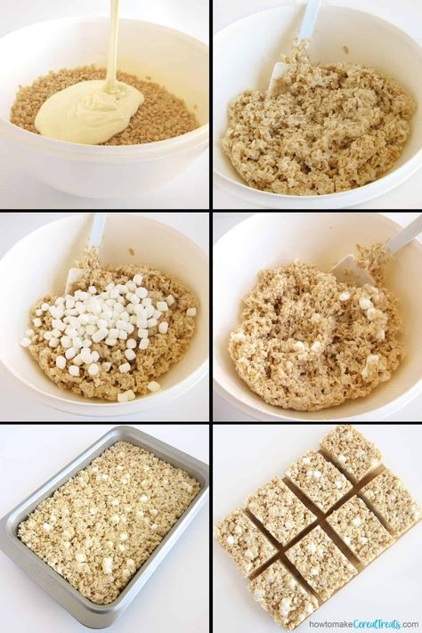 Halal Rice Krispy Treats, Homestyle Rice Krispie Treats, Cereal Treat Recipes, Rice Crispies Recipe, Rice Crispy Bars, Rice Crispy Treats Recipe, Krispie Treats Recipe, Scratch Recipes, Recipetin Eats